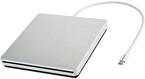 VikTck External CD DVD Drive USB C Ultra Slim Portable CD DVD RW/ROM Burner Writer Player Superdrive for MacBook Pro Air iMac Laptop Mac os Windows 10