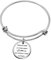 Expendable Armreif Armbänder Schwester Frauen Schmuckset Jahrestag Geburtstag Geschenk - Side by Side or Miles Apart Sister are Close At Heart, Silber, Kein Stein