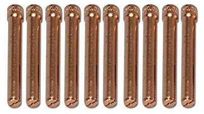 RIVERWELD WIG-Kollektoren 10N23 1,6 mm Lochdurchmesser für SR WP 17 18 26 TIG-Schweißbrenner, Packung zu 10