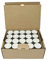 Bougies chauffe-plat naturelles fabriquées à partir de cire de colza sans paraffine avec 4 ou 8 heures de durée de combustion Bougies dans une tasse en aluminium sans plastique