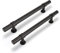 LONTAN 10 Black Kitchen Handles 128mm Black Cupboard Handles T-Shaped Dresser Drawer Pulls Vintage Wardrobe Bedroom Cabinet Door Pulls