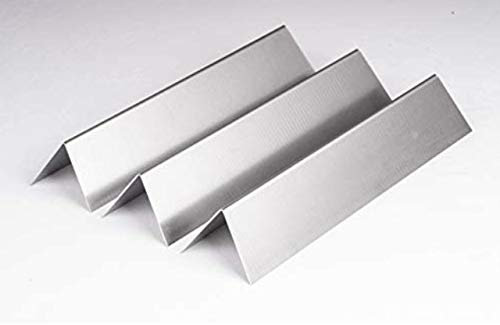 Generisch RuSchi- Edelstahl Aromaschienen 1,5mm stark 3 Stück passend für Weber Spirit 210 & 220 ab 2013 7635