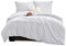 WAVVE Bettwäsche 200x200 3 teilig Weiß - Bettbezug 200 x 200 Set mit Kissenbezüge 80x80 cm, Bettwäsche-Sets 2x2m aus Mikrofaser mit Reißverschluss Weich und Bügelfrei, Weiss