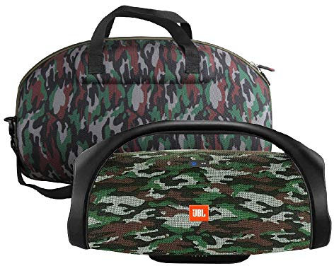 Hart Eva Reise Schwarz Schutzhülle für JBL Boombox Tragbarer Bluetooth Lautsprecher von Hermitshell (Tarnung)