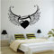 Angel Halo Wandtattoo Love Wings Fensteraufkleber Kinder Oder Paare Schlafzimmer Kinderzimmer Künstler Living Decorative Vinyl Wandtattoo 42X55Cm
