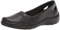 Clarks Damen Cora Jade Slipper, schwarzes Leder, 38.5 EU