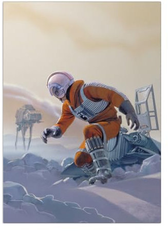 Displate Star Wars Metallposter Star Wars Poster Star Wars Geschenk Star Wars Deko Star Wars Plakatte Star Wars Vintage - Skywalker Poster 32x45cm
