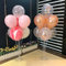 2 Set Da Tavolo Palloncino Stand Riutilizzabile Trasparente Palloncino Supporto Palloncino Kit Palloncino Supporto Palloncino Tazza Con Bastone Base