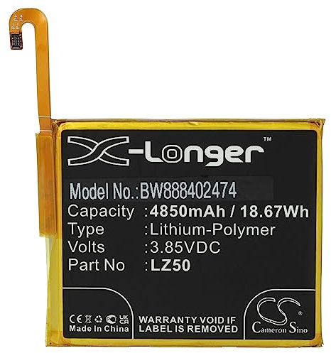 vhbw batteria compatibile con Motorola Moto G100 smartphone cellulare (4850mAh, 3,85V, Li-Poly)