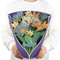3D Pop-up Blumenstrauß Grußkarte,Muttertag Karte 12''Größe Handgemachtes Geschenk,Ideal für Lehrertag,Abschlussfeier,Geburtstagsgeschenk,für Mütter,Lehrer oder Freunde (Tropische Blüte)