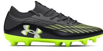 Under Armour Magnetico Select 4 Baskets de football à crampons pour adulte Unisexe, (001) Noir/Anthracite/Blanc, 11.5 Women/10 Men