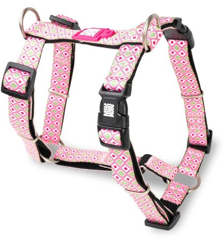Max & Molly H-Geschirr - Retro Pink, S