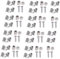 TUOREN Set of 10 Electric Guitar String Retainer Tree String Guide Compatible with Fender Strat Stratocaster or Tele Telecaster (Silver)