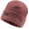 Sterntaler Beanie aus feinem Microfleece - Unisex Kinder Mütze mit Umschlag - Übergangsmütze - hellrot Melange, 57