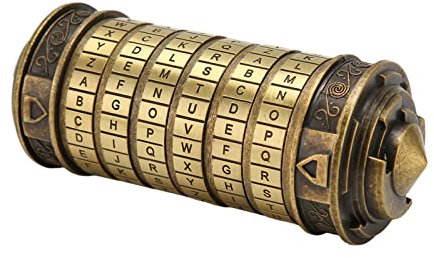Da Vinci-Code, Mini-Da-Vinci-Code-Cryptex-Schloss, Mini-Puzzleboxen mit Cryptex-Schloss und Versteckten Fächern, Romantische Geburtstagsgeschenke Zum Valentinstag für Sie oder Ihn