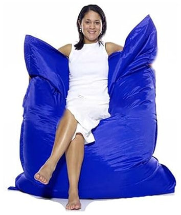 UGEFKMQ Housse De Pouf Poire Canapé Flottant Pouf Chaise Fauteuil De Piscine Pouf Flottant Canapé Pouf Paresseux (Pas De Remplissage) 140Cm X 180Cm,Bleu Royal,180 Cm * 140 Cm