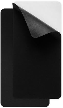 QUARKZMAN 2 Stück Reparaturflicken 10 x 20mm Reparatur Patches Flicken Selbstklebend Stoff, Wasserfester Reparatur für Daunenjacke, Zelt, Schlafsack, Autositz (Schwarz)
