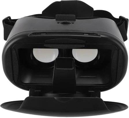 Anti Blue Lenses VR Goggles, Eye Protecting 3D Virtual Reality Glasses for 5 7in Smartphone, Adjustable 58 75mm for Phone