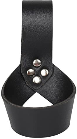 WOEIFGV Mittelalter Hammer Beile Gürtel Halter Werkzeuge Holster Taille, PU Leder, Schwarz