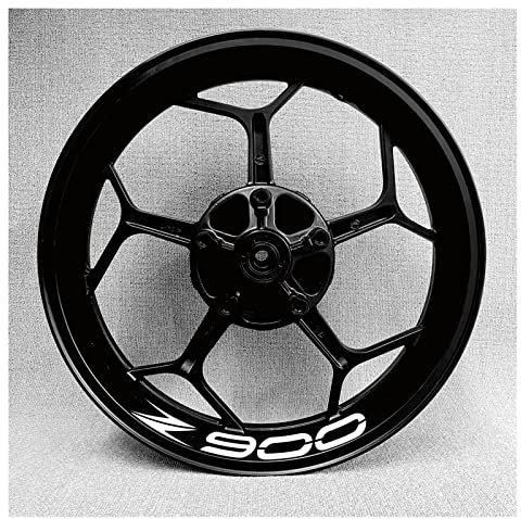 PTHEN Motorrad-Radaufkleber EIN Set Für Z900 Motorrad 17 Zoll Radnabe Logo Modifizierter Aufkleber Dekorative Felge(M)