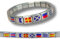 Feyma Pulsera de la Virgen del Carmen, Patrona de los Marineros, en Banderas Náuticas - Acero Inoxidable y Banderas de España