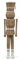 Rivièra Maison - Handgefertigter Notenknacker in N01 - Natur aus R08 - Rattan, 50 cm hoch
