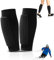 Schienbeinschoner Skifahren,1 Pair Schienbeinschoner für Fußball,Shindefender Shin Guards, Kollisionsschutz für Fußball, Schienbeinschoner Abdeckung für Sport für Kinder und Erwachsene (Schwarz, L)