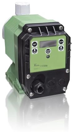 UOUOBEAR Pompe doseuse d'acide série V 220 V 110 V G1/2 Pompe doseuse à Membrane électrique Équipement de microdosage électromagnétique Automatique Pompe quantitative(220V,9.00L/h 3.5Bar)