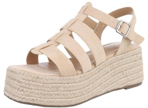 Ital Design Damenschuhe Sandalen & Sandaletten Keilsandaletten