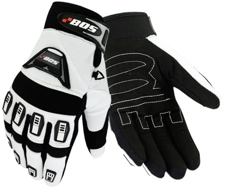 WMW WALI MOTO WEAR Fahrrad Handschuhe MTB MX BMX Downhill Schutz Stoßdämpfend & Luftdurchlässig,Motocross & Fahrrad Handschuhe Unisex MTB Vollfinger Atmungsaktiv