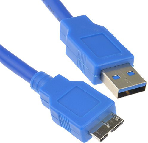 USB 3,0 SuperSpeed A Mâle vers 10 Broches Micro B Mâle câble Bleu 2 m [2 mètre/2m]