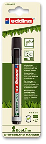 Edding Whiteboardmarker 28 EcoLine, nachfüllbar, 1.5-3 mm, schwarz