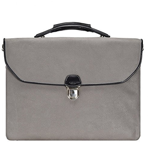 Brics Life Aktentasche 40 cm grau