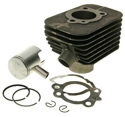 Zylinderkit 50ccm für Piaggio, Vespa Ciao SI mit 12mm Kolbenbolzen