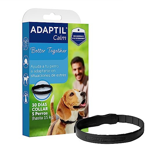 Adaptil calme - Anti-stress pour les chiens - peurs, apprentissage, Bruits importants, Adoption - Collier S pour petits chiens