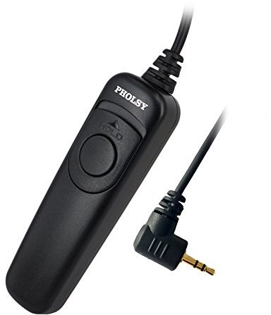 PHOLSY C6 Kabel Kamera Fernauslöser Auslöser für Canon R10 R6 R8 90D 250D 760D 850D SX70HS; für Olympus E-M1X E-M1 II E-M1 III E-M5 III; für Fuji GFX100 GFX50R X-Pro3 XT3 XT4 XT5 XT30 X-A7 X-E1