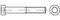 DIN 7984 A 2 Zylinderschrauben mit Innensechskant, niedriger Kopf - Abmessung: M5x8 (100 Stück)