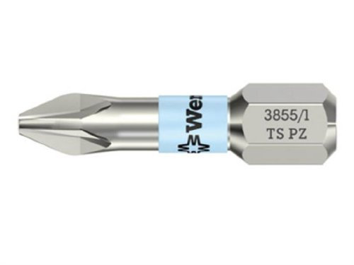 Wera 073613 Edelstahl Pozidriv #1 1/4 Zoll Schraubendreher-Bit
