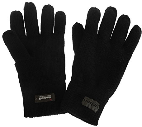 Result Unisex Thinsulate gefütterte Thermal Handschuhe (40g 3M) (L-XL) (Schwarz)