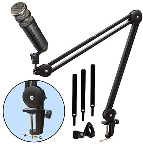 Rode Procaster Sprecher-Mikrofon + keepdrum MS138 Mikrofonarm Tisch-Stativ