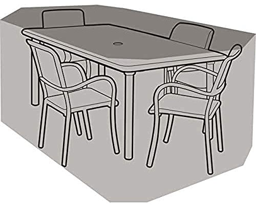 Garland Silver 4 Seater Rectangular Furniture Set Cover