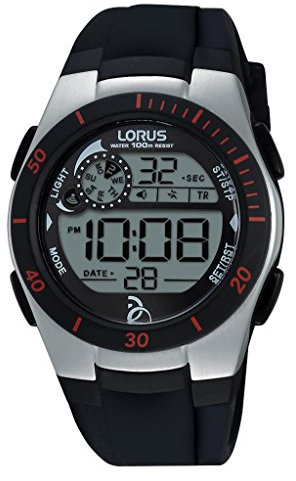 Lorus Watches R2375KX9 Unisex Watch Novak Djokovic Foundation Digital Quartz Rubber