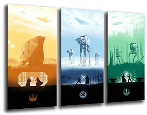 Wandbild - Bild Star Wars, Darth Vader, 97 x 62 cm, Holzdruck - XXL Format - Kunstdruck, 26248