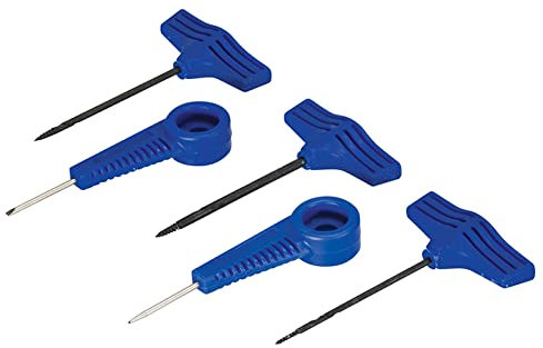 Dapetz ® 5pc Wood Twist Gimlet Bradawl and Awl Set Boring Screwing Tools Woodworking Complete Set Twist Gimlets Have T-Handles Ideal for Boring Holes in Wood