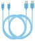 MaGeek® (Lot de 2, 1,8m Câbles USB Type C vers USB 2.0 Extra Long de Données et Charge pour Samsung Galaxy S8, S8 Plus, Nexus 6P, LG G6, new MacBook, Google Pixel XL, OnePlus et plus (Bleu)