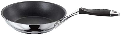 Stellar James Martin Stainless Steel Non-Stick Frying pan 20cm, Induction Ready, Oven Safe, Dishwasher Safe - 10 Year Non-Stick Warranty
