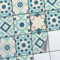 CREATISTO Fliesenaufkleber Fliesenfolie Mosaikfliesen - Aufkleber Folie für Fliesen I Klebefliesen Deko Folien für Fliesen Ornament in Bad u. Küche (20x25 cm I 48 -Teilig)