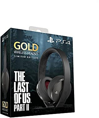 PlayStation Casque-micro sans fil PS4 Édition Spéciale The Last of Us part II Limitée, Audio 3D, Édition Gold