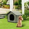 Hundehütte Hundehöhle Katzenhöhle, Hundebett Tierbett Katzenbett Kuschelhöhle Schlafplatz Faltbare Outdoor-Katze für Haustiere Hunde im Freien hausgemachte Katzenhaus Villa Zelt Haustierschutz