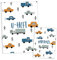 HIMMEL.HERZ.PAPIER® U-Heft-Hülle inkl. Impfpass Hülle - 3- teiliges Set - Hochwertige Hülle für Untersuchungsheft und Impfpass deines Kindes - Autos